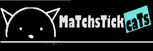 Matchstick Cats webcomic logo. 
